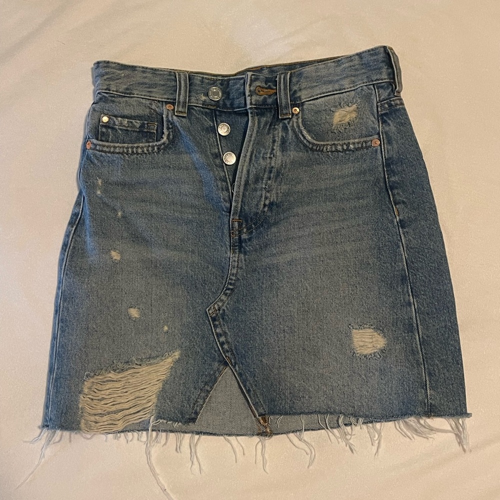 Denim skirt size 2